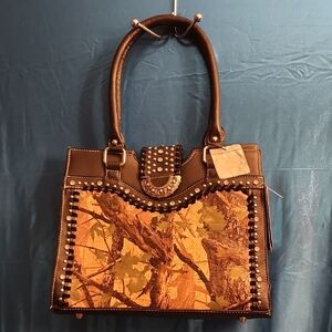 Brown Camouflage Women's Bag